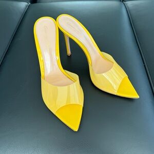 GIANVITO ROSSI Elle 105mm pointed-toe mules